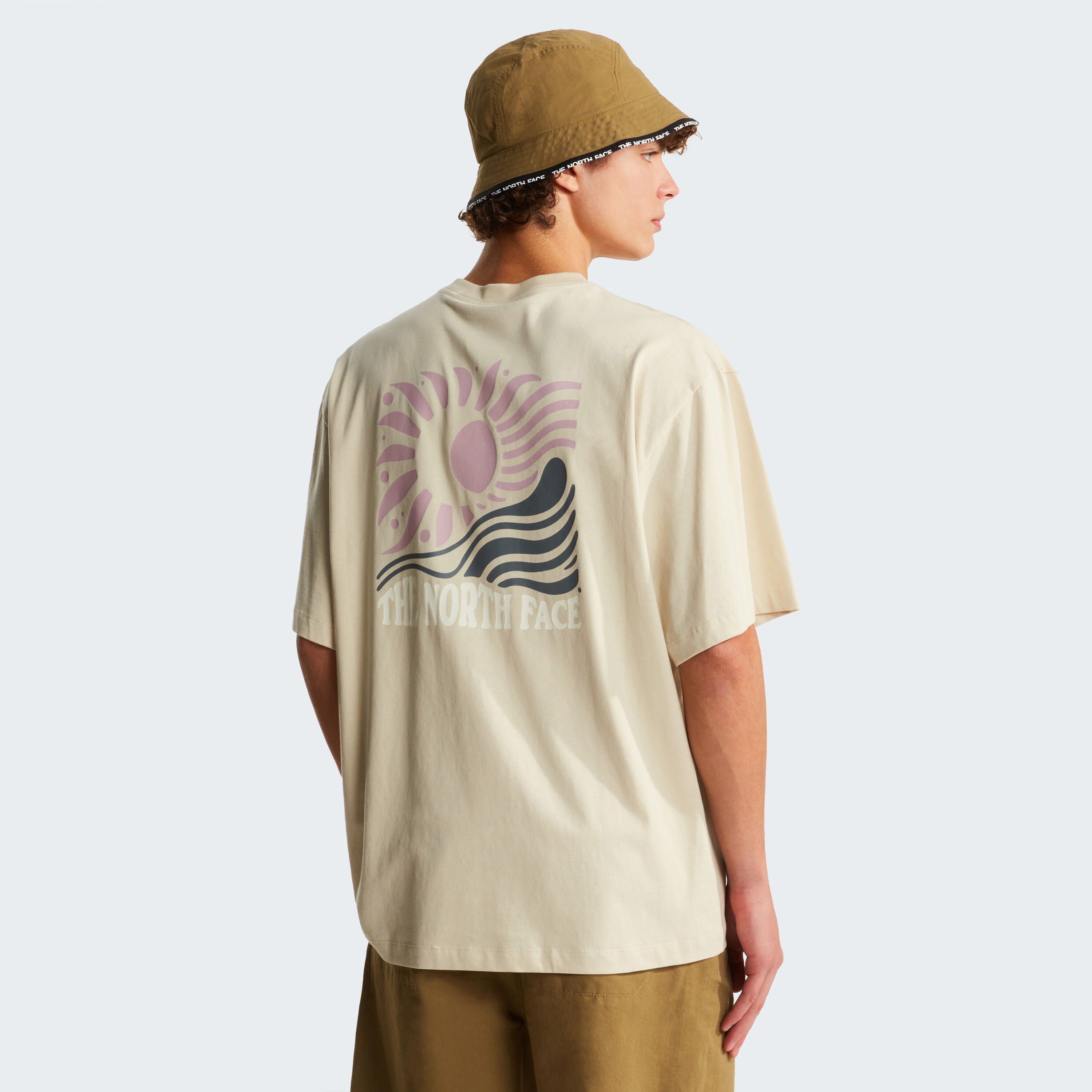 Erkek Sun Oversized Graphic Tişört