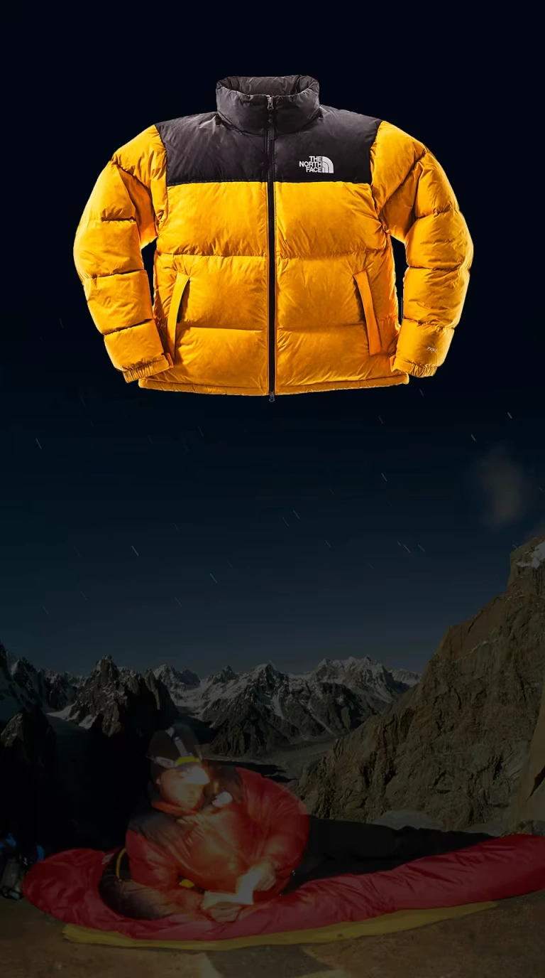 The original Himalayan Suit is advertised in The North Face catalogue.