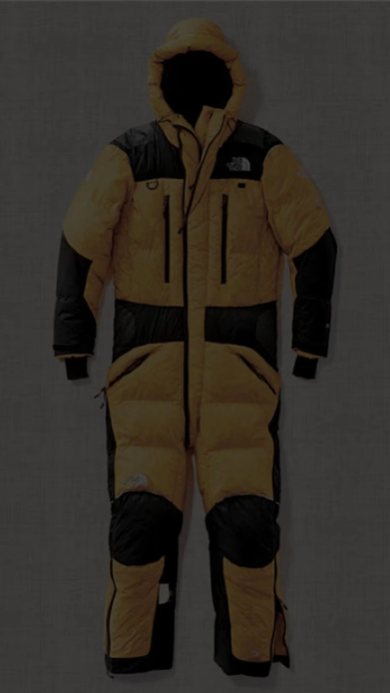 The original Himalayan Suit is advertised in The North Face catalogue.