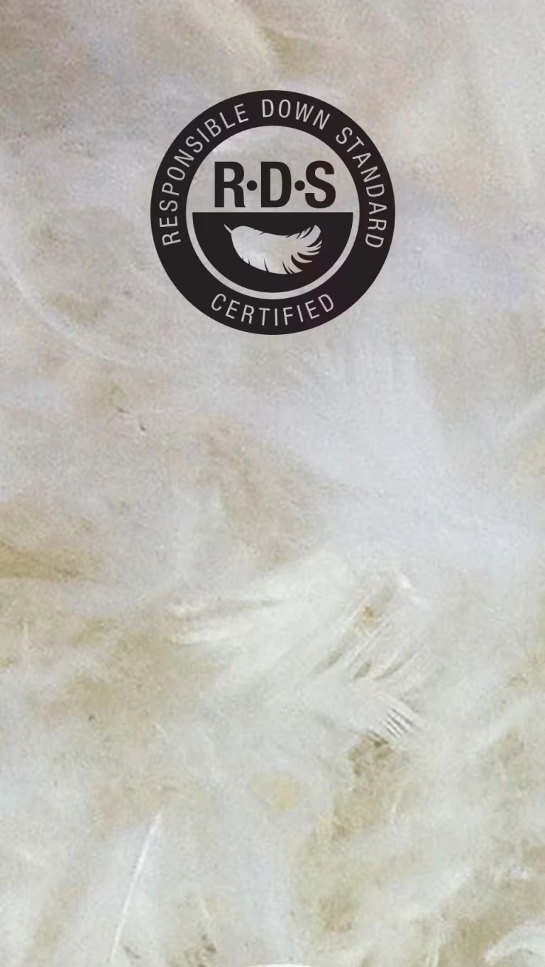 A detailed depiction of the Responsible Down Standard Logo.